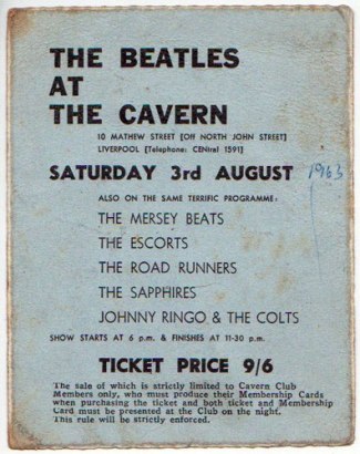 Ticket del Cavern