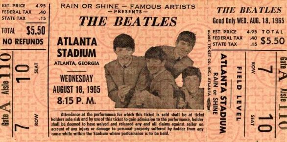 Concierto en el Atlanta Stadium, en Atlanta, Georgia | The Beatles Paraguay